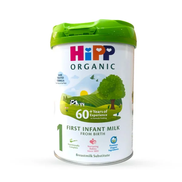 Hipp Organic First Infant Baby Milk Formula - Stage 1, 800grams, 0-6months (Imported Tin Pack)